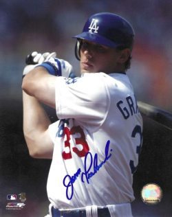 AUTOGRAPHED JASON GRABOWSKI 8X10 Los Angeles Dodgers photo