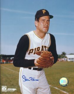 AUTOGRAPHED STEVE BLASS 8x10 Pittsburgh Pirates Photo