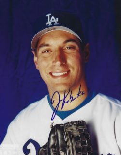 AUTOGRAPHED JEFF KUBENKA 8x10 Los Angeles Dodgers photo