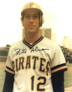 AUTOGRAPHED BILL ALMON 8x10 Pittsburgh Pirates Photo