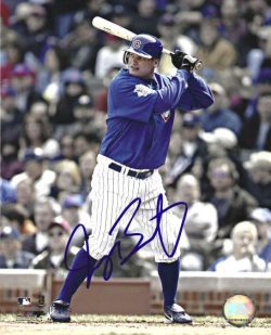 AUTOGRAPHED JEROMY BURNITZ 8X10 Chicago Cubs Photo