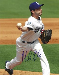 AUTOGRAPHED MIKE KOPLOVE 8X10 Los Angeles Dodgers photo