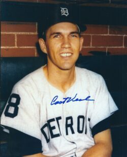 AUTOGRAPHED COOT VEAL 8x10 Detroit Tigers Photo