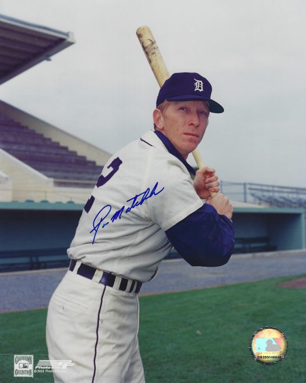 Autographed TOM MATCHICK 8x10 Detroit Tigers Photo