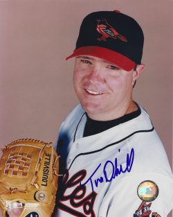 AUTOGRAPHED TRAVIS DRISKILL 8x10 Baltimore Orioles Photo