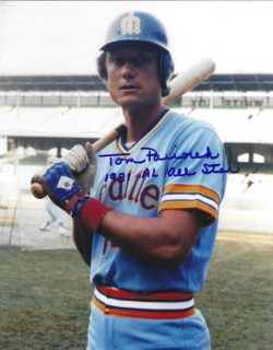 AUTOGRAPHED TOM PACIOREK "1981 AL All Star" 8x10 Seattle Mariners Photo