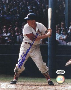 Autographed HOF'R RED SCHOENDIENST 8x10 St. Louis Cardinals Photo JSA