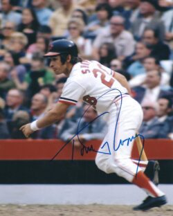 AUTOGRAPHED TOM SHOPAY 8x10 Baltimore Orioles Photo