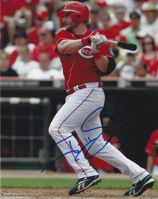 AUTOGRAPHED JONNY GOMES 8x10 Cincinnati Reds Photo