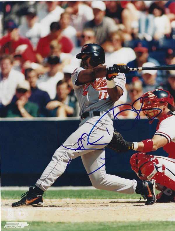 AUTOGRAPHED JEFF HAMMONDS 8x10 Baltimore Orioles Photo
