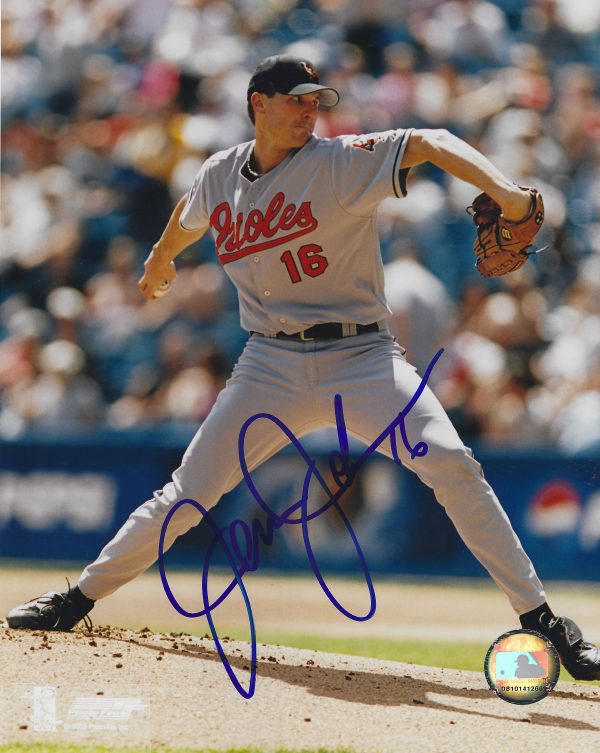 AUTOGRAPHED JASON JOHNSON 8x10 Baltimore Orioles Photo
