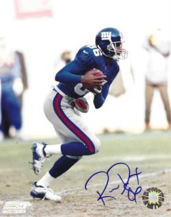Autographed RON DIXON 8x10 New York Giants photo