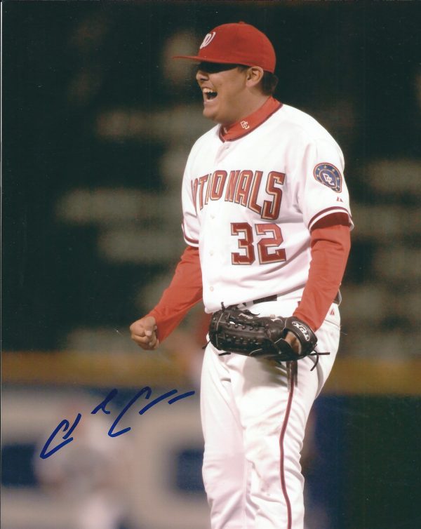Autographed CHAD CORDERO 8x10 Washington Nationals Photo
