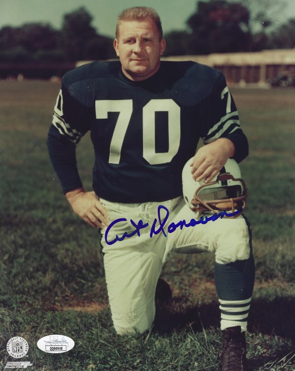 Autographed ART DONOVAN 8x10 Baltimore Colts photo JSA