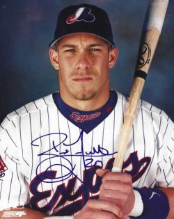 AUTOGRAPHED BRAD FULLMER 8X10 Montreal Expos Photo