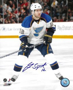 Autographed LEE STEMPNIAK 8X10 St. Louis Blues Photo