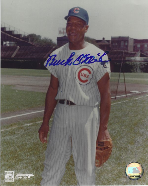 AUTOGRAPHED BUCK O'NEIL 8x10 Chicago Cubs Photo