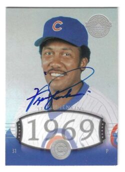 Autographed FERGIE JENKINS Chicago Cubs 2004 Upper Deck Timeless Teams Card