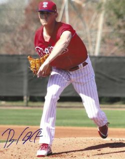 AUTOGRAPHED BRANDON LEIBRANDT 8x10 Philadelphia Phillies