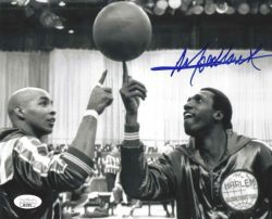 Autographed MEADOWLARK LEMON 8x10 HARLEM GLOBETROTTERS photo JSA