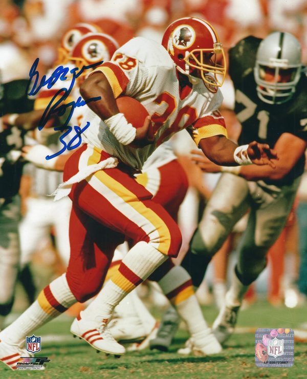 Autographed GEORGE ROGERS  8x10 Washington Redskins Photo
