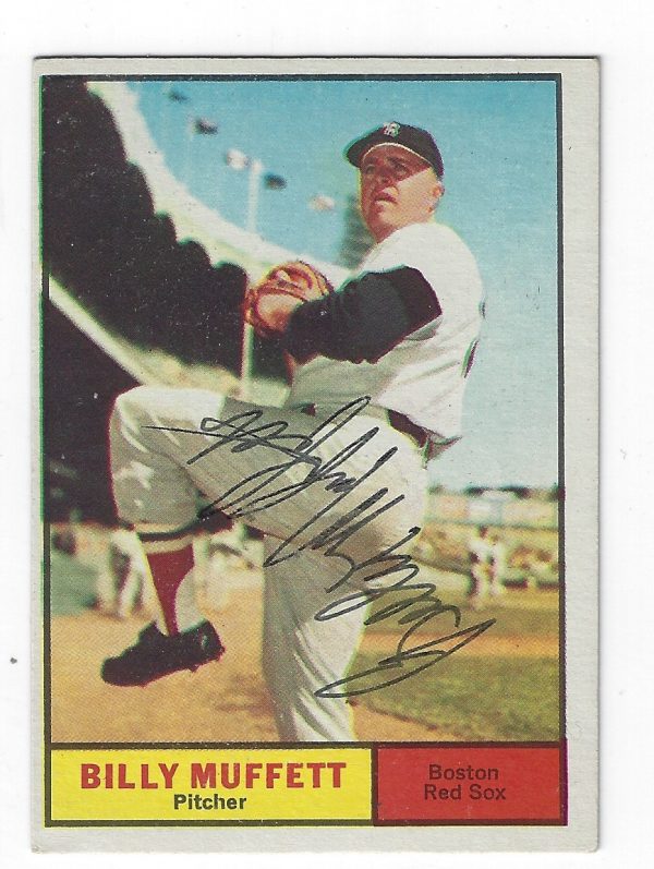 Autographed BILLY MUFFETT 1961 TOPPS Card