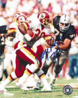 Autographed GEORGE ROGERS  8x10 Washington Redskins Photo