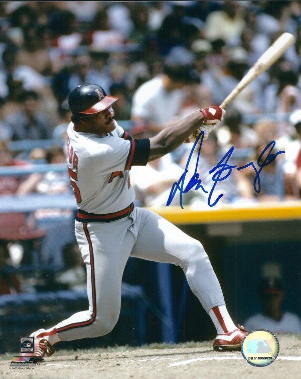 AUTOGRAPHED DON BAYLOR 8X10 California Angels Photo