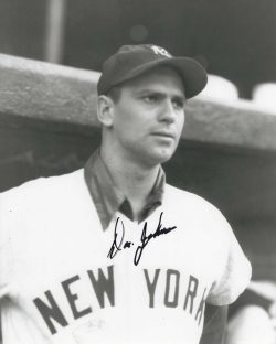 AUTOGRAPHED DON JOHNSON 8x10 New York Yankees Photo