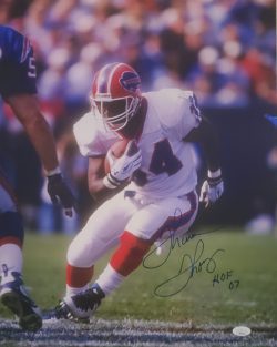 AUTOGRAPHED THURMAN THOMAS 16 X 20 Buffalo Bills Photo JSA