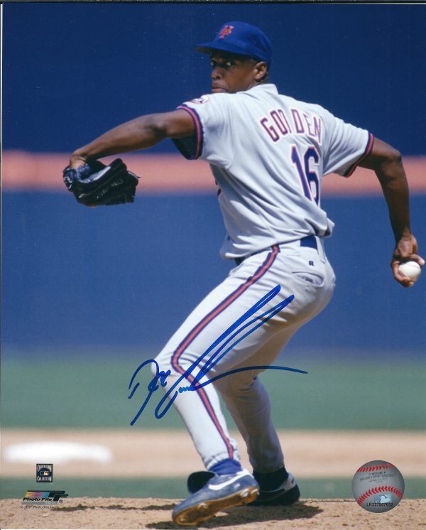 AUTOGRAPHED DOC GOODEN 8X10 New York Mets photo
