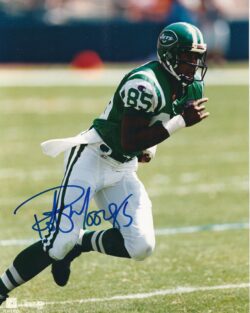 Autographed ROB MOORE 8x10 New York Jets photo