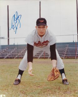 AUTOGRAPHED CURT BLEFARY 8x10 Baltimore Orioles Photo