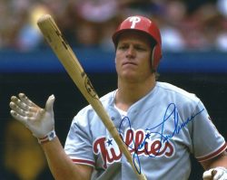 AUTOGRAPHED JIM LINDEMAN 8x10 Philadelphia Phillies Photo