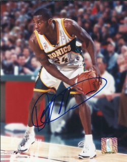 Autographed DESMOND MASON 8x10 Seattle SuperSonics photo
