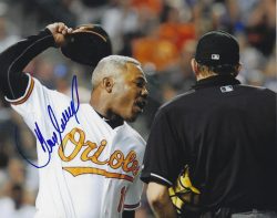 AUTOGRAPHED JUAN SAMUEL 8X10 Baltimore Orioles Photo