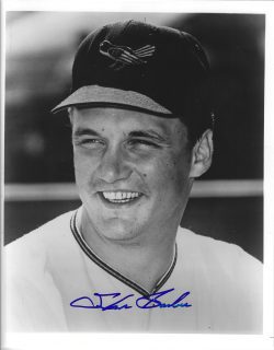 AUTOGRAPHED STEVE BARBER 8x10 Baltimore Orioles Photo