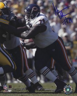 Autographed STEVE EDWARDS 8x10 Chicago Bears Photo