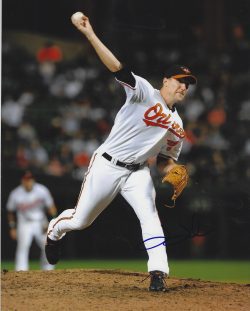 AUTOGRAPHED JIM JOHNSON 8X10 Baltimore Orioles Photo