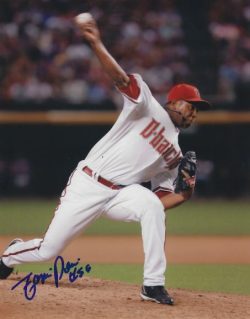 Autographed TONY PENA 8x10 Arizona Diamondbacks Photo