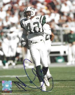 Autographed MARCUS COLEMAN 8X10 New York Jets photo