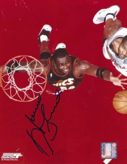 Autographed HORACE GRANT 8x10 Seattle Super Sonics photo