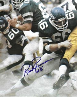 Autographed RANDY RASMUSSEN 8X10 New York Jets photo
