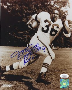 Autographed MARION MOTLEY 8x10 Cleveland Browns photo with JSA COA
