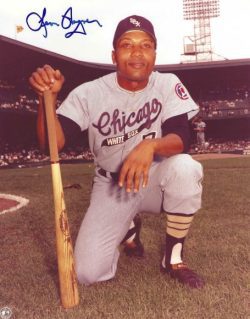 AUTOGRAPHED LEON WAGNER 8x10 Chicago White Sox Photo