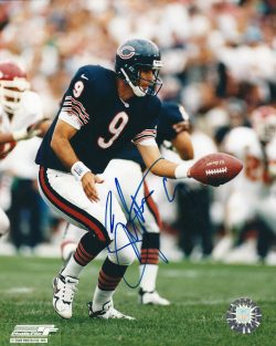 Autographed STEVE MATHEWS 8X10 Chicago Bears Photo