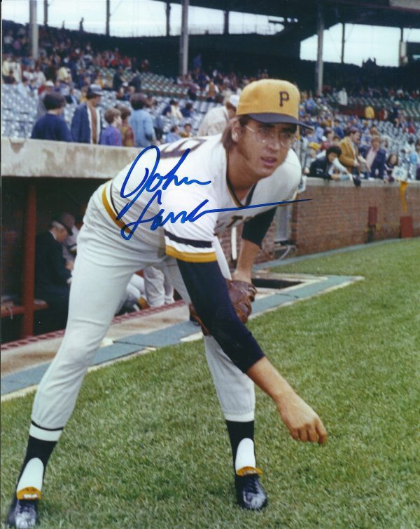 AUTOGRAPHED JOHN LAMB 8x10 Pittsburgh Pirates photo