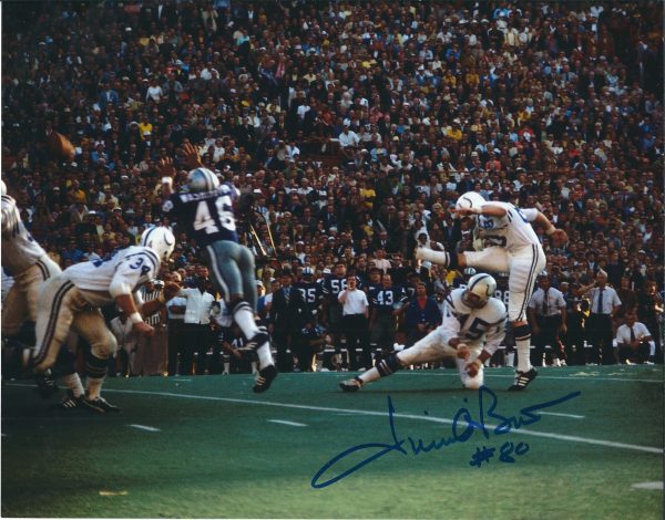 Autographed JIM O'BRIEN 8x10 Baltimore Colts photo