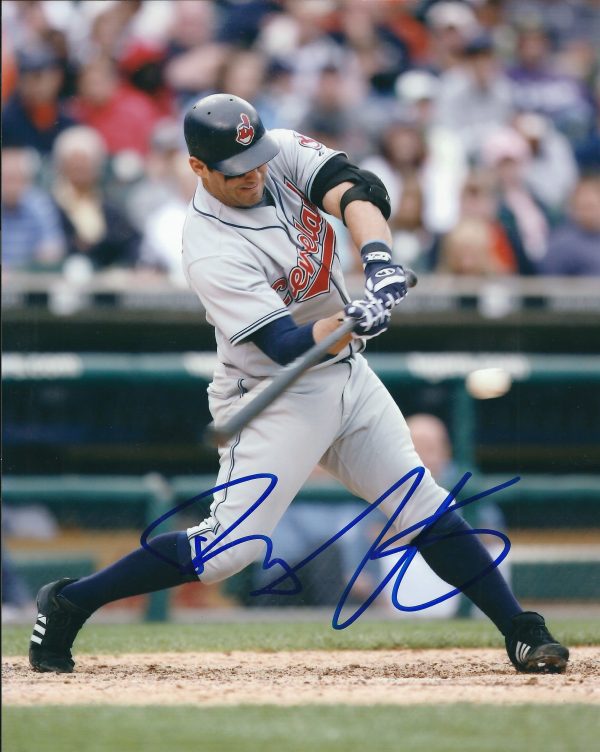 AUTOGRAPHED  RYAN GARKO 8x10 Cleveland Indians Photo