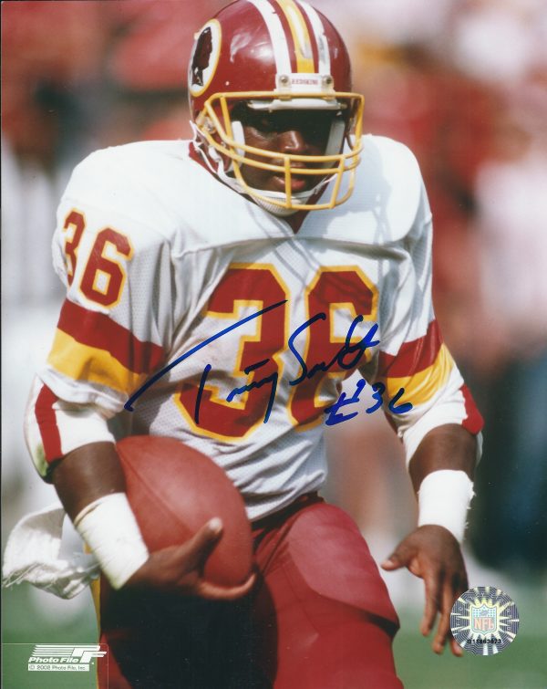 Autographed TIMMY SMITH 8x10 Washington Redskins Photo